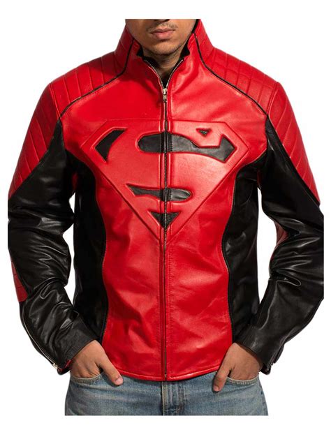 leather superman jackets